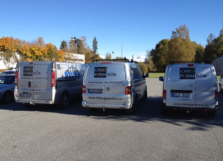 Servicebil HH Bygg & Kakel Örebro